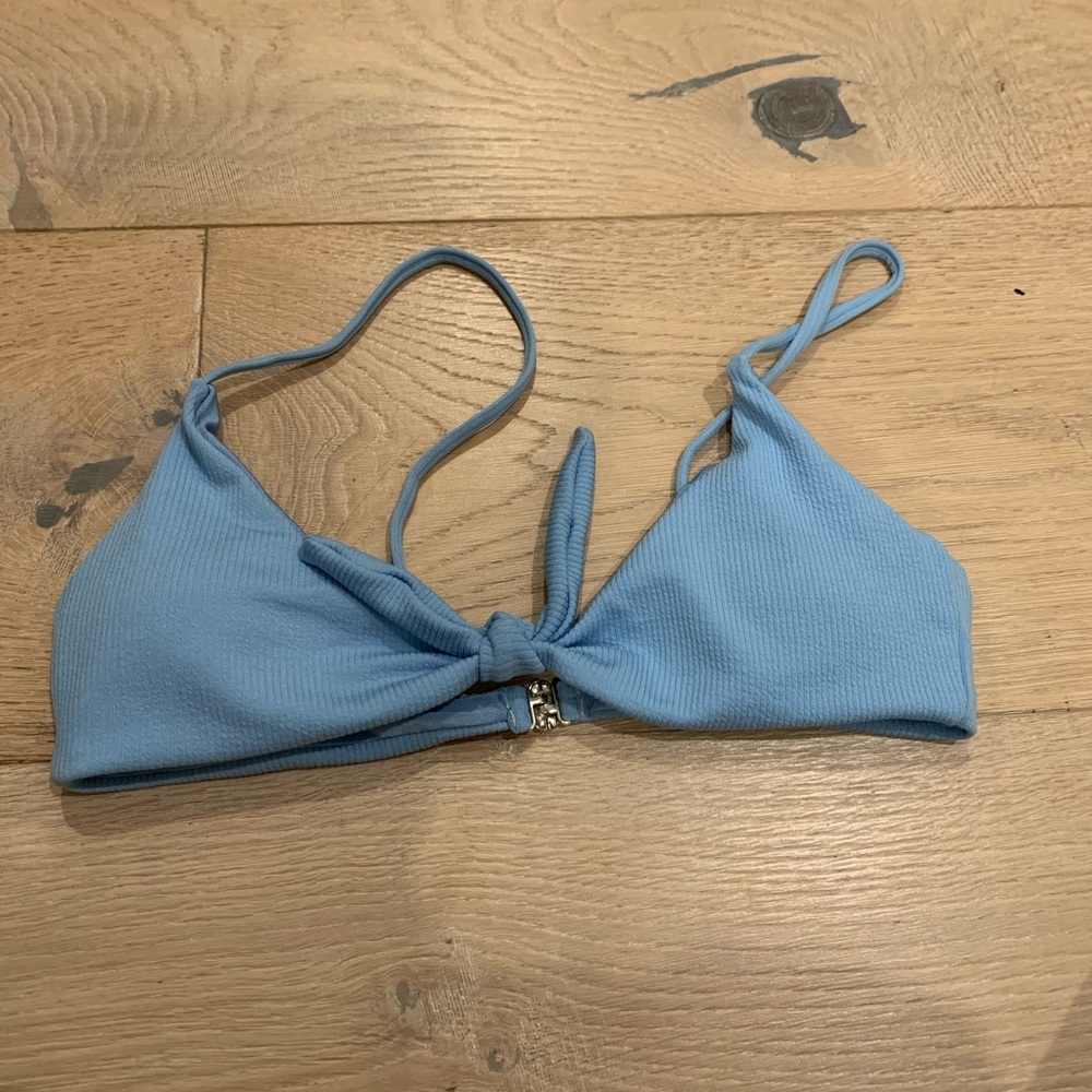 Tie front bikini top